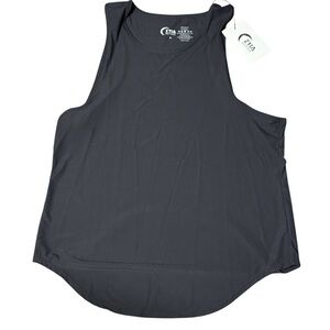 ZYIA Active Women's Black Premium Tank Top Size Medium Lightweight Ribbed
